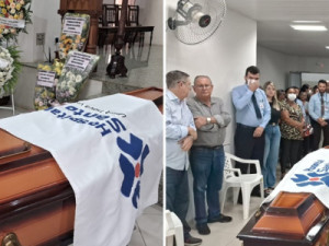 Comoção no sepultamento da enfermeira Antônia Lúcia