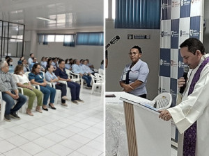 Hospital celebra missa de 7º Dia de Vida Eterna da enfermeira Antônia Lúcia